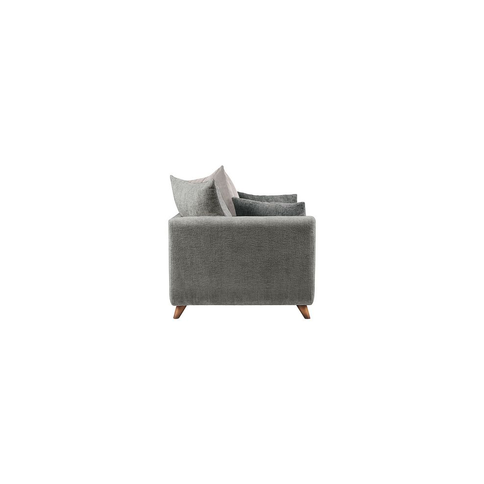 Willoughby 2 Seater Pillow Back Sofa in Platinum Fabric 4