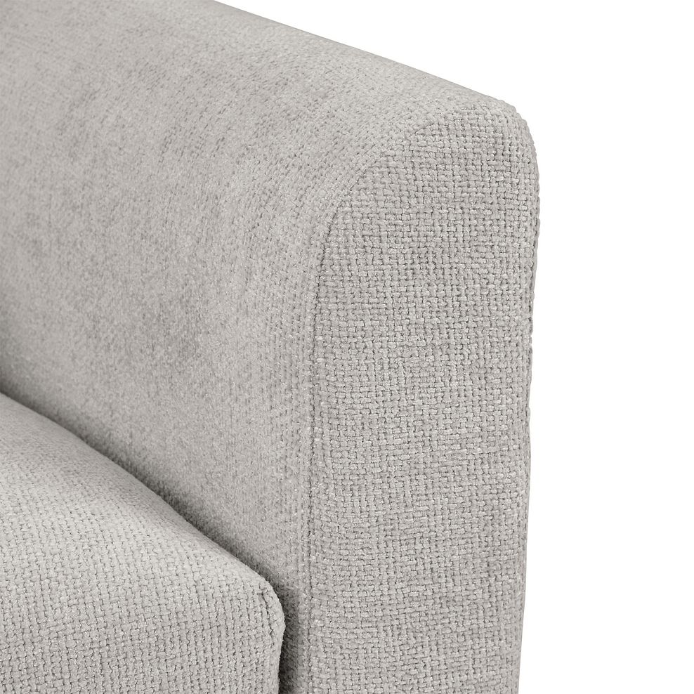 Willoughby Armchair in Silver Fabric 7