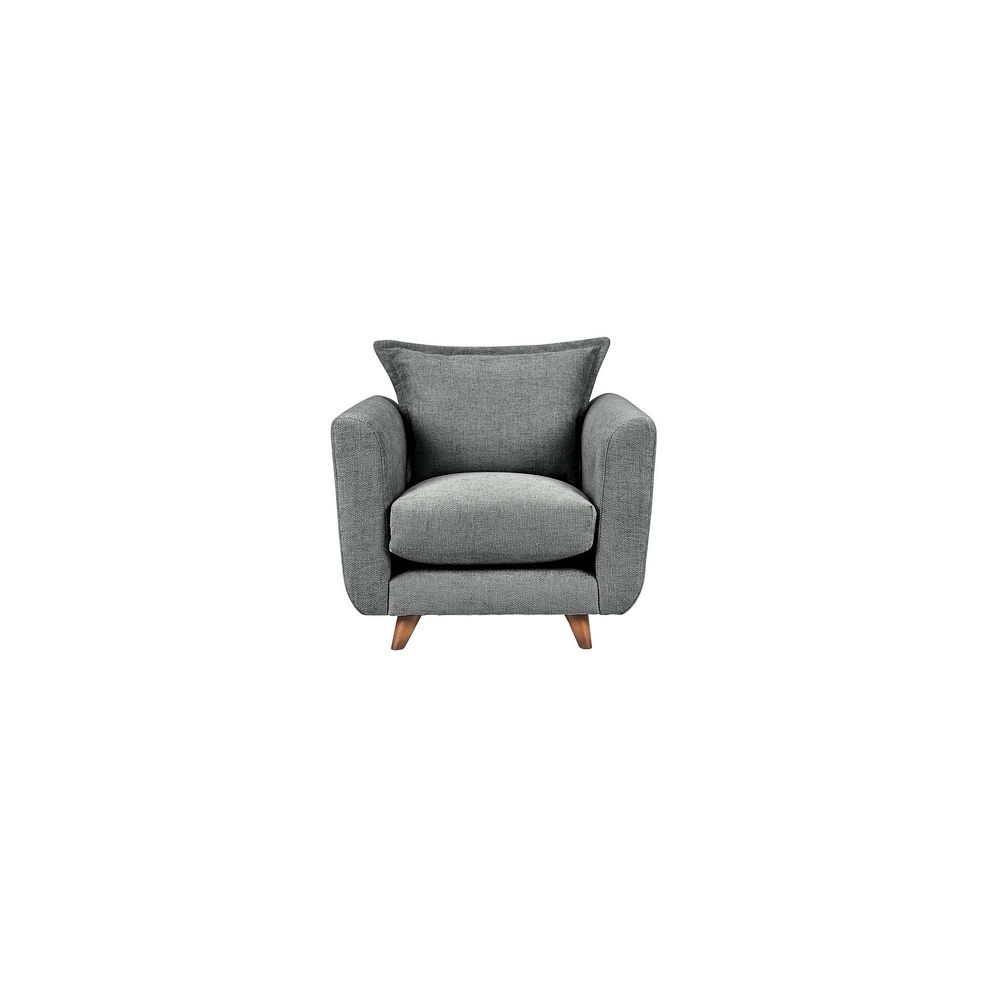 Willoughby Armchair in Slate Fabric 2