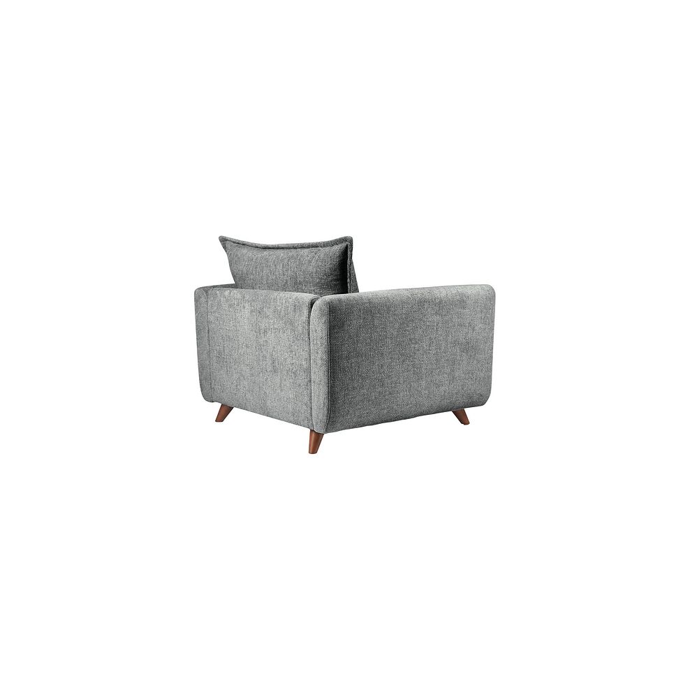 Willoughby High Back Loveseat in Slate Fabric 3