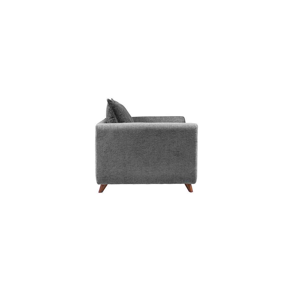 Willoughby High Back Loveseat in Slate Fabric 4