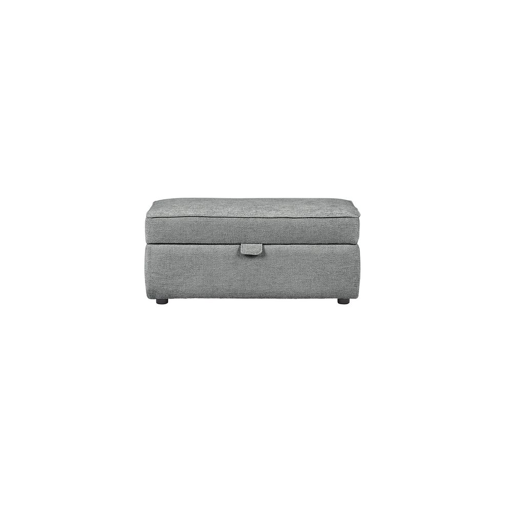 Willoughby Storage Footstool in Slate Fabric 2