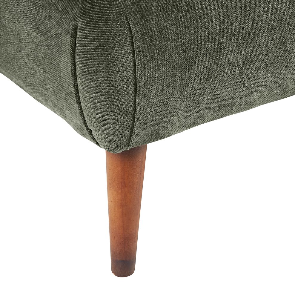 Willoughby Footstool in Manolo Spruce Fabric 3
