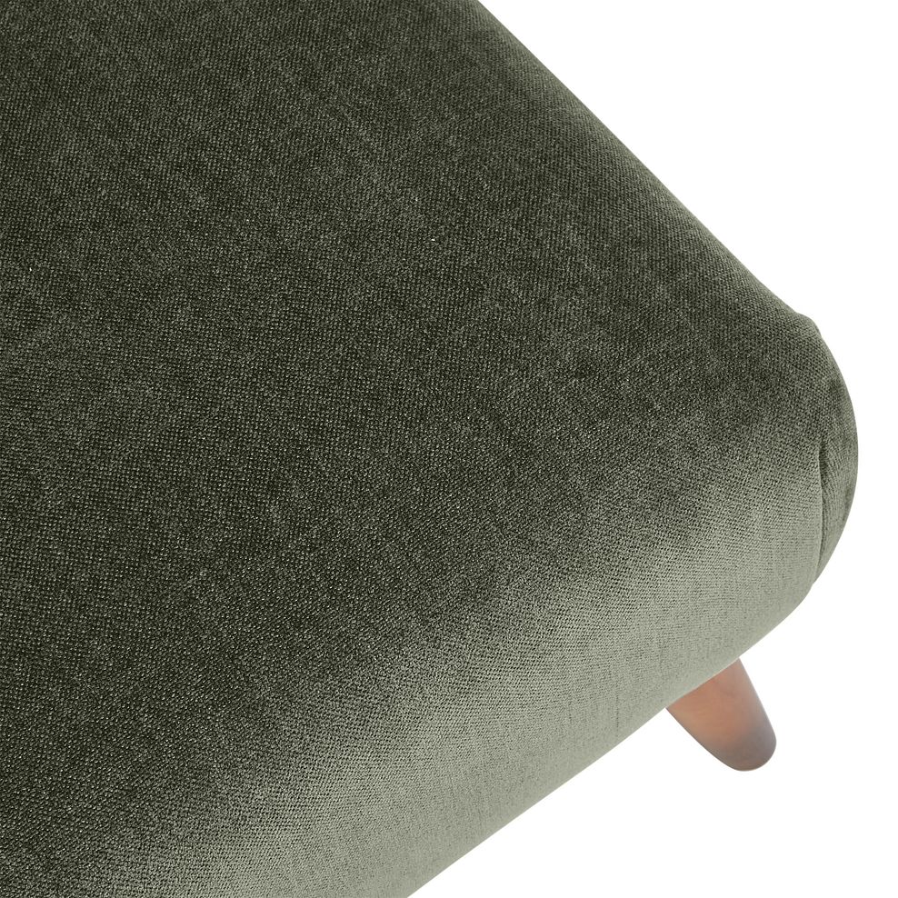 Willoughby Footstool in Manolo Spruce Fabric 4