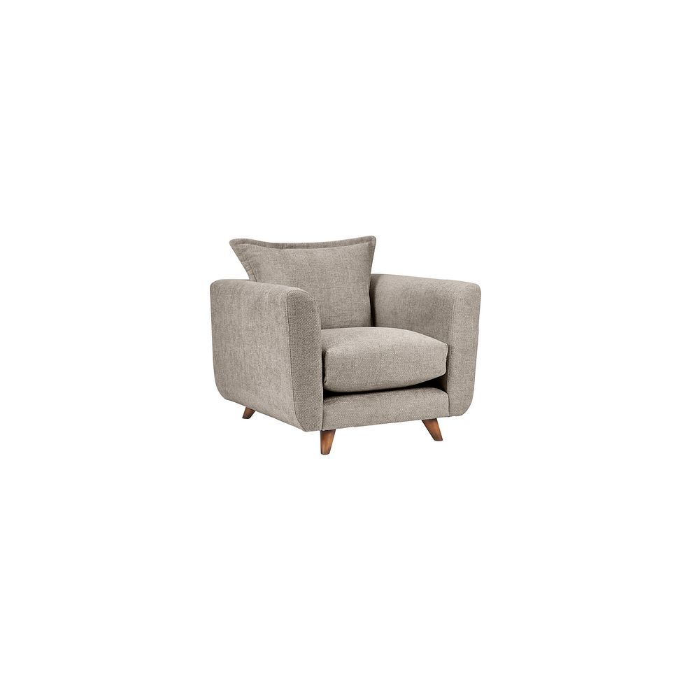 Willoughby Armchair in Stone Fabric