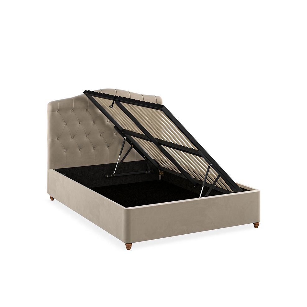 Windsor Double Ottoman Storage Bed in Sunningdale Linen Fabric 7