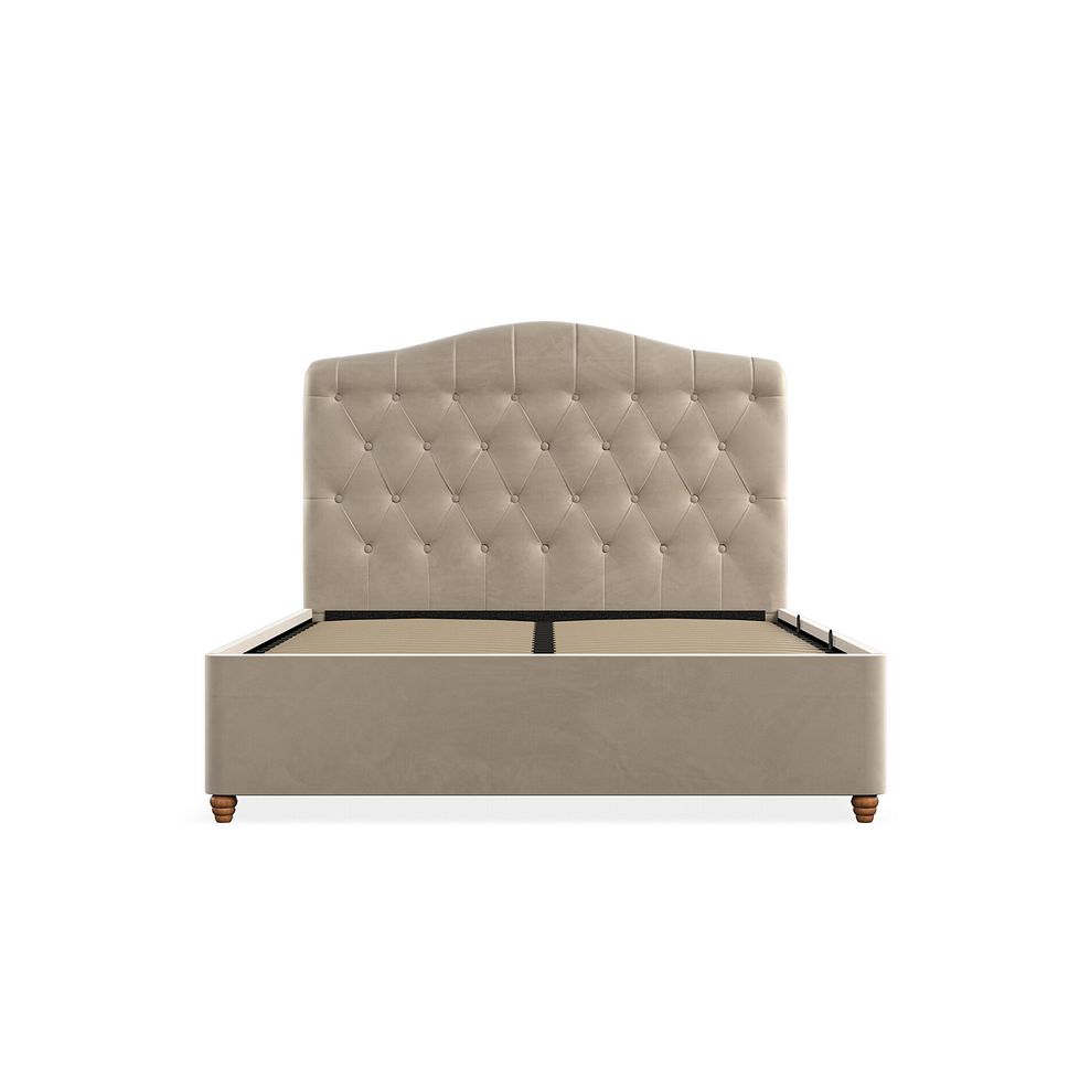 Windsor Double Ottoman Storage Bed in Sunningdale Linen Fabric 8