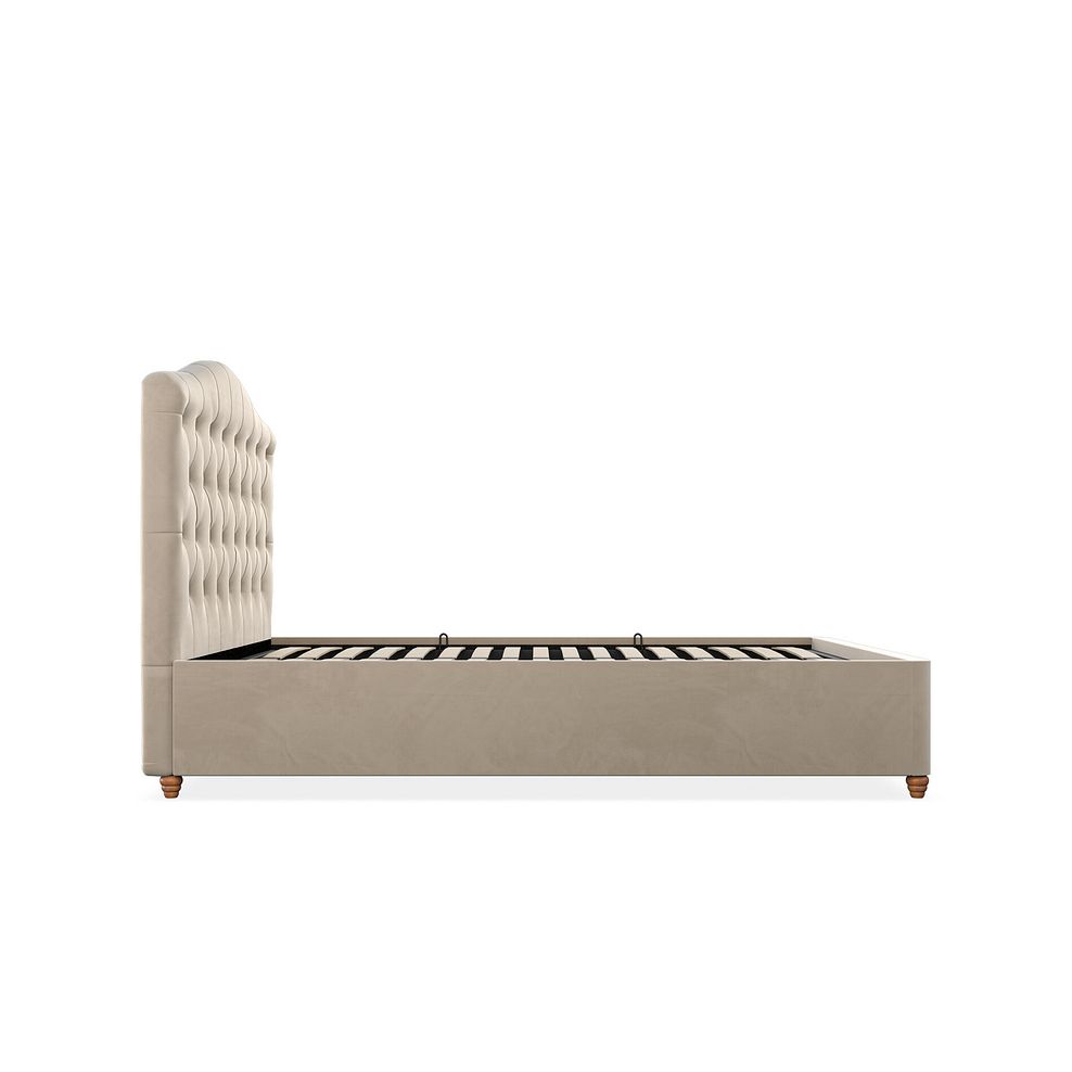 Windsor Double Ottoman Storage Bed in Sunningdale Linen Fabric 9