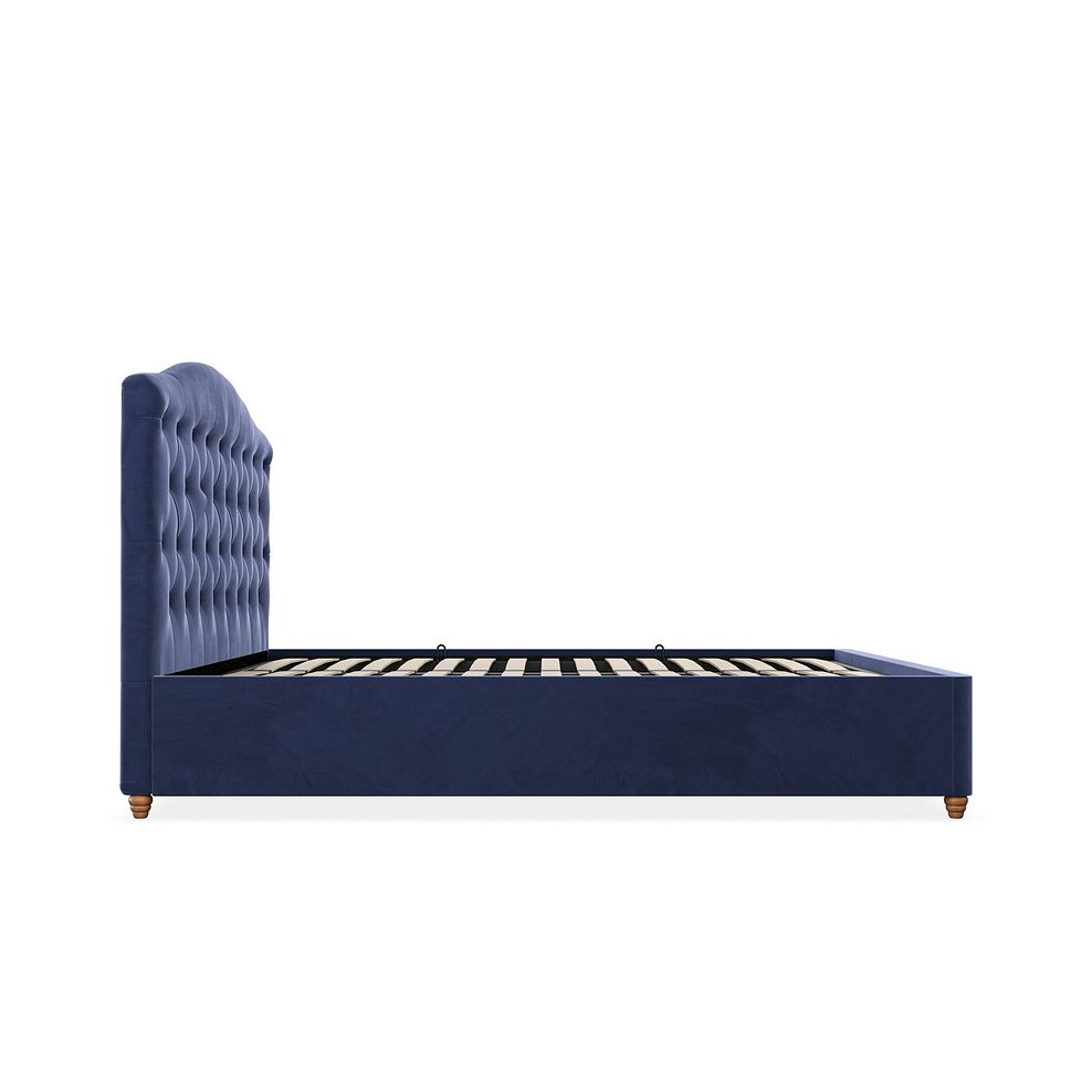 Windsor King-size Ottoman Storage Bed in Sunningdale Indigo Fabric 5