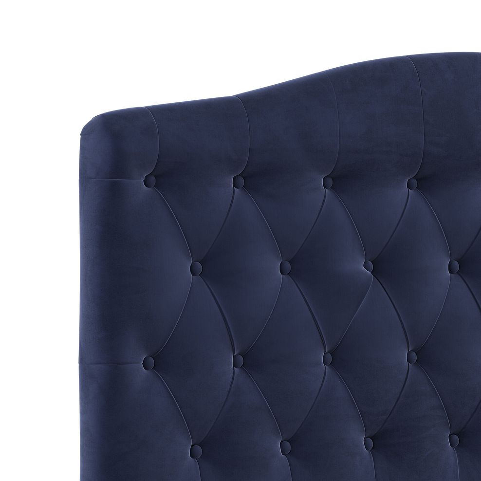 Windsor King-size Ottoman Storage Bed in Sunningdale Indigo Fabric 6