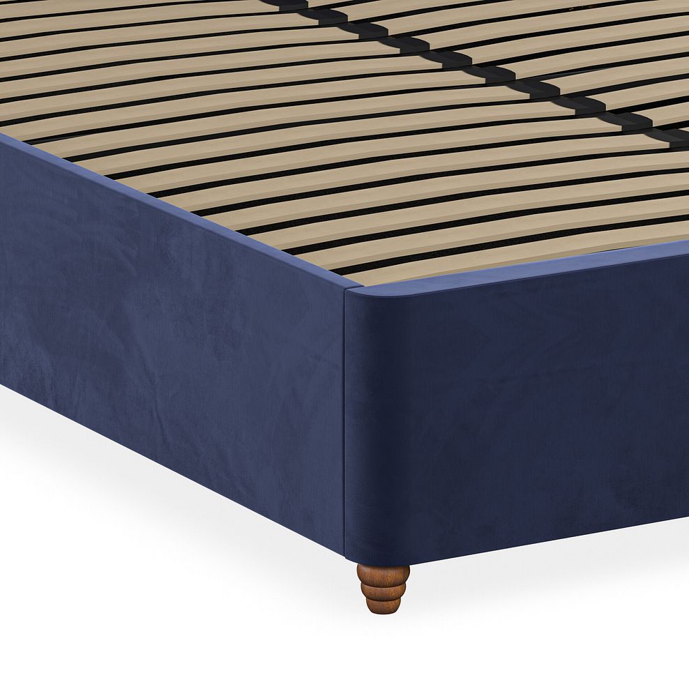 Windsor King-size Ottoman Storage Bed in Sunningdale Indigo Fabric 7