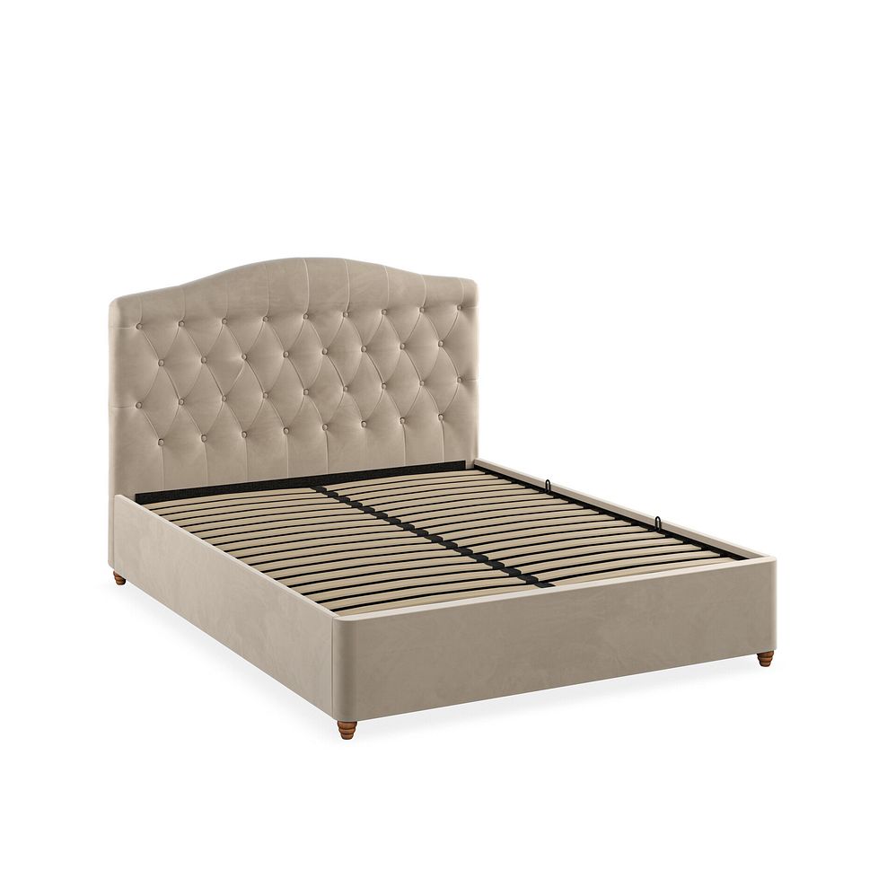 Windsor King-size Ottoman Storage Bed in Sunningdale Linen Fabric 2
