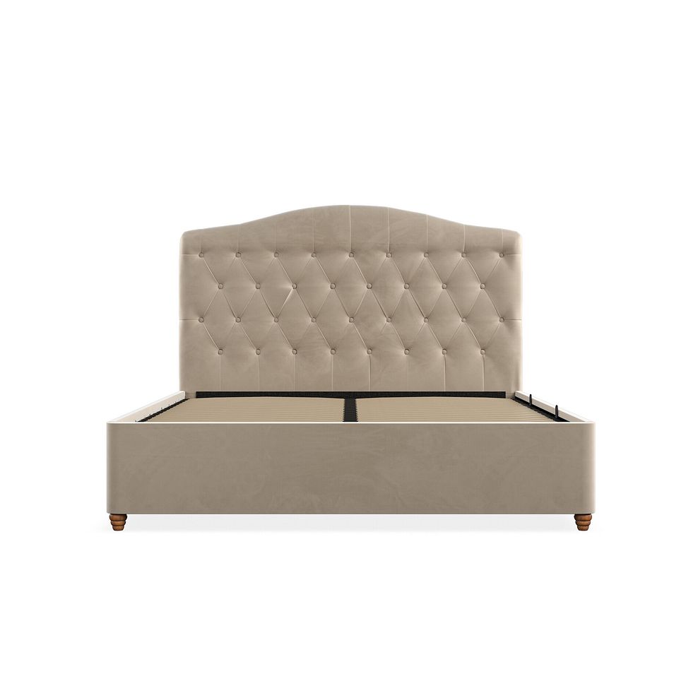 Windsor King-size Ottoman Storage Bed in Sunningdale Linen Fabric 4