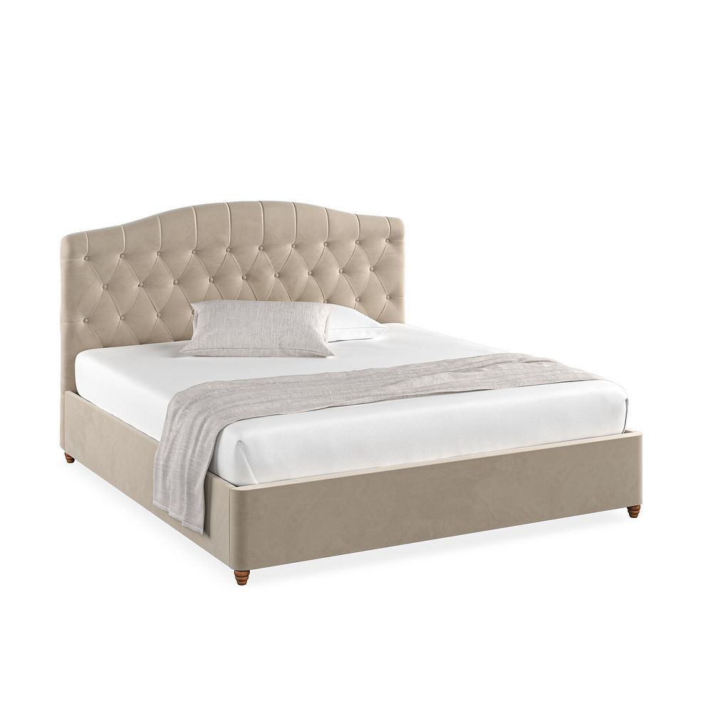 Windsor Super King-size Ottoman Storage Bed in Sunningdale Linen Fabric 5