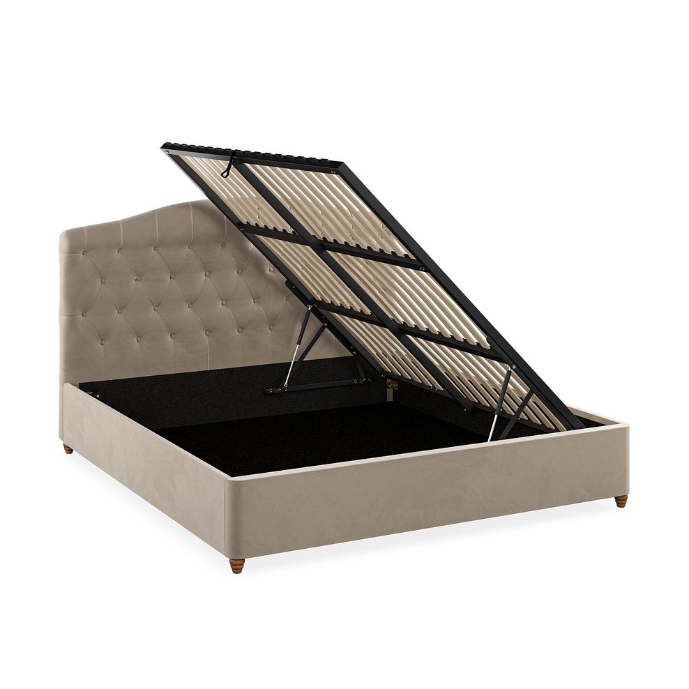 Windsor Super King-size Ottoman Storage Bed in Sunningdale Linen Fabric 7