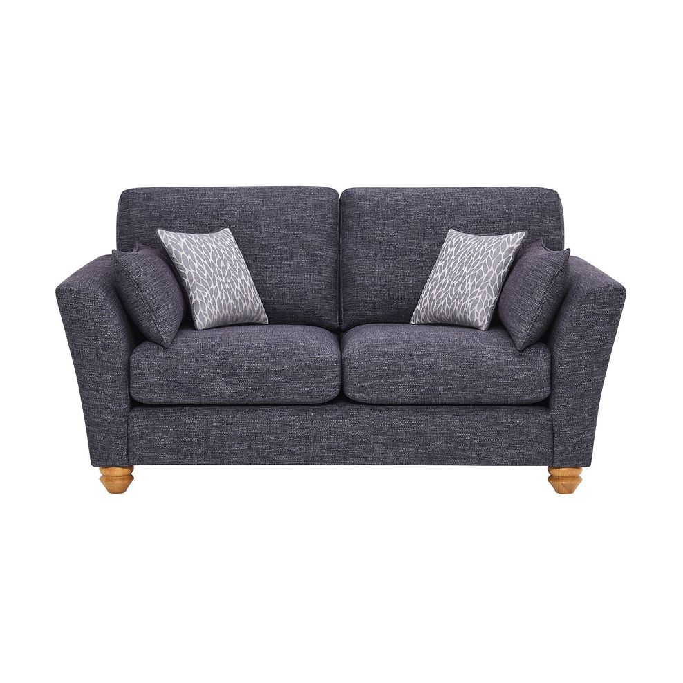 Witney 2 Seater Sofa in Storm with Blue Scatters Thumbnail 2