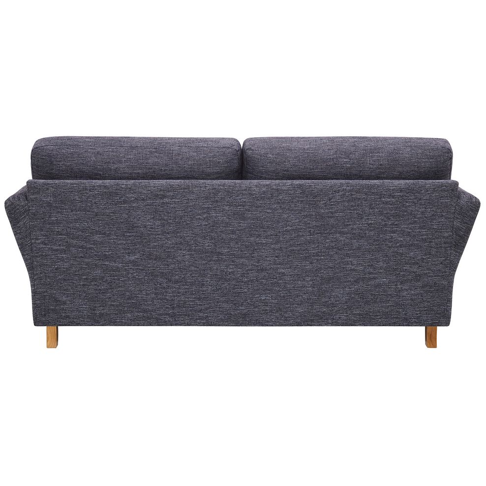 Witney 3 Seater Sofa in Storm with Blue Scatters 5