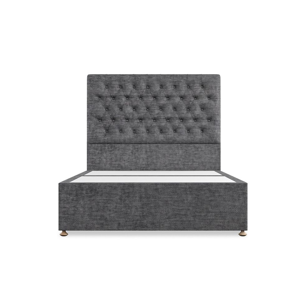 Wycombe Double 2 Drawer Divan in Brooklyn Fabric - Asteroid Grey 3