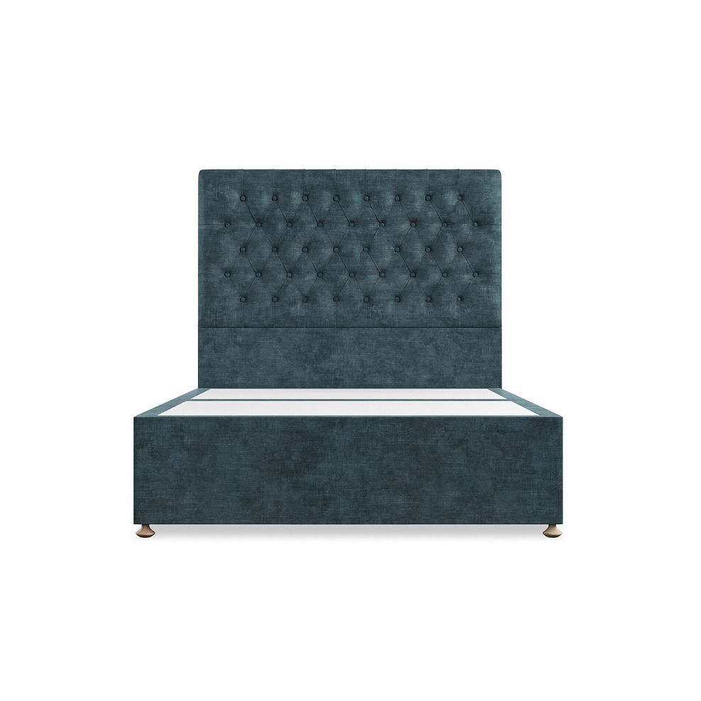 Wycombe Double 2 Drawer Divan in Heritage Velvet - Airforce 3