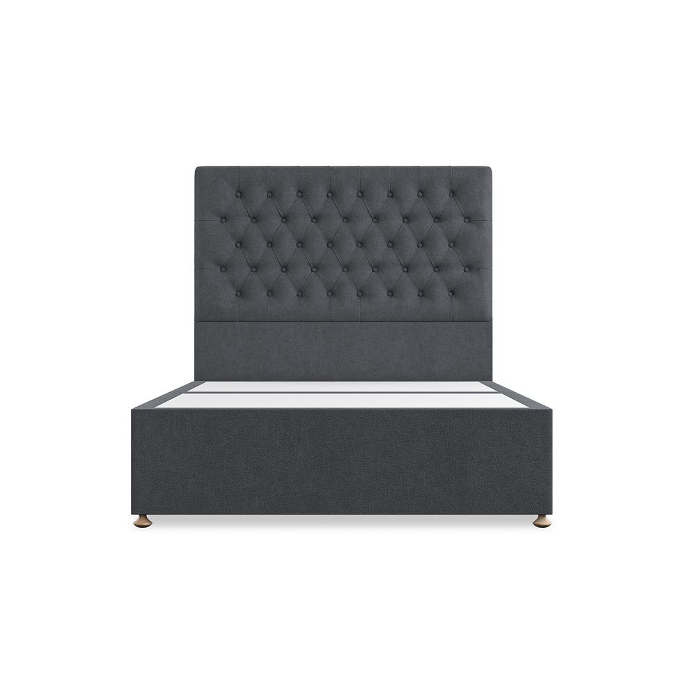 Wycombe Double 2 Drawer Divan in Venice Fabric - Anthracite 3