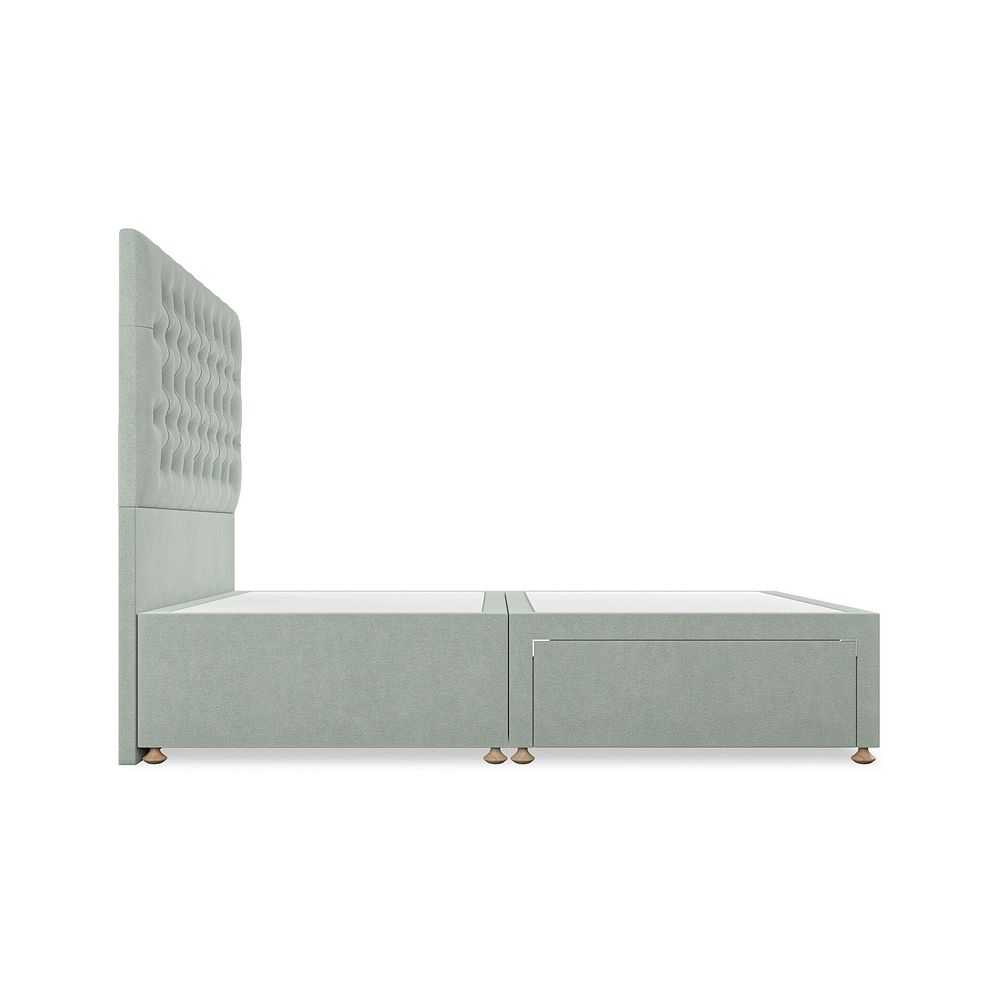 Wycombe Double 2 Drawer Divan in Venice Fabric - Duck Egg 4