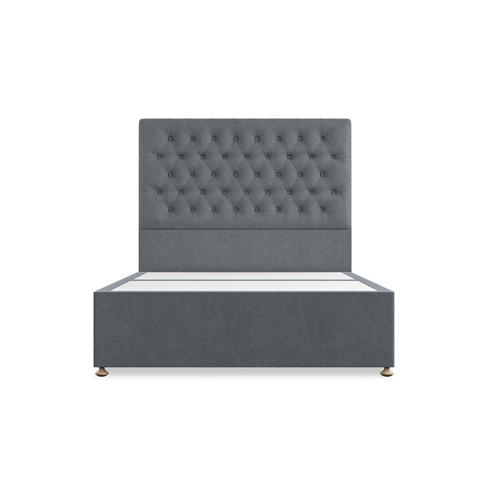 Wycombe Double 2 Drawer Divan in Venice Fabric - Graphite 3