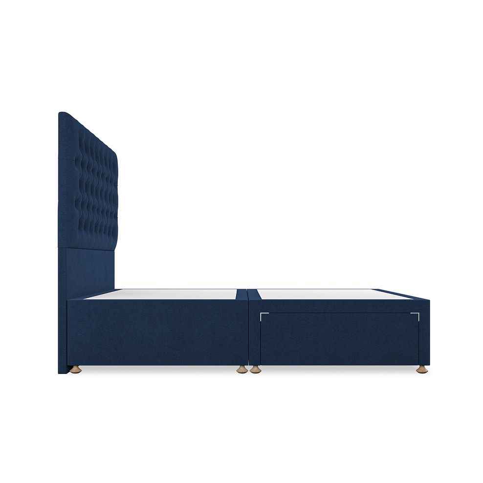 Wycombe Double 2 Drawer Divan in Venice Fabric - Marine 4