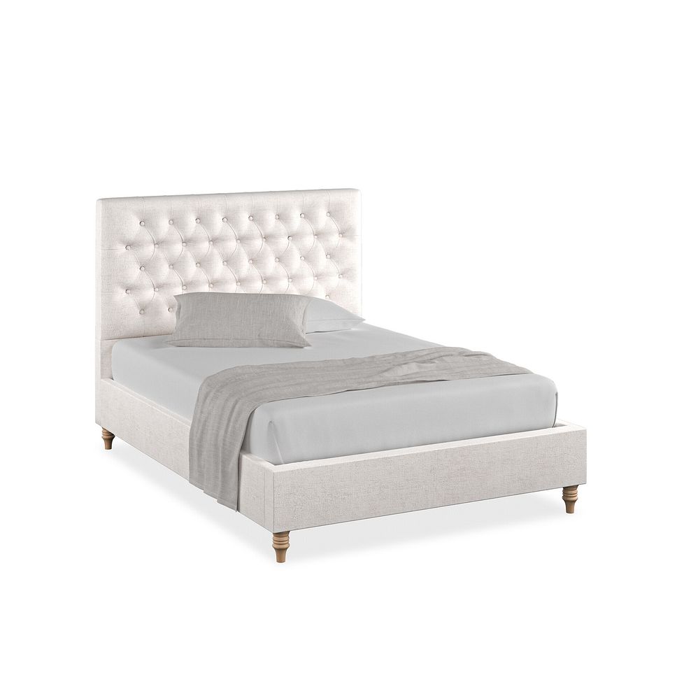 Wycombe Double Bed in Brooklyn Fabric - Lace White 1