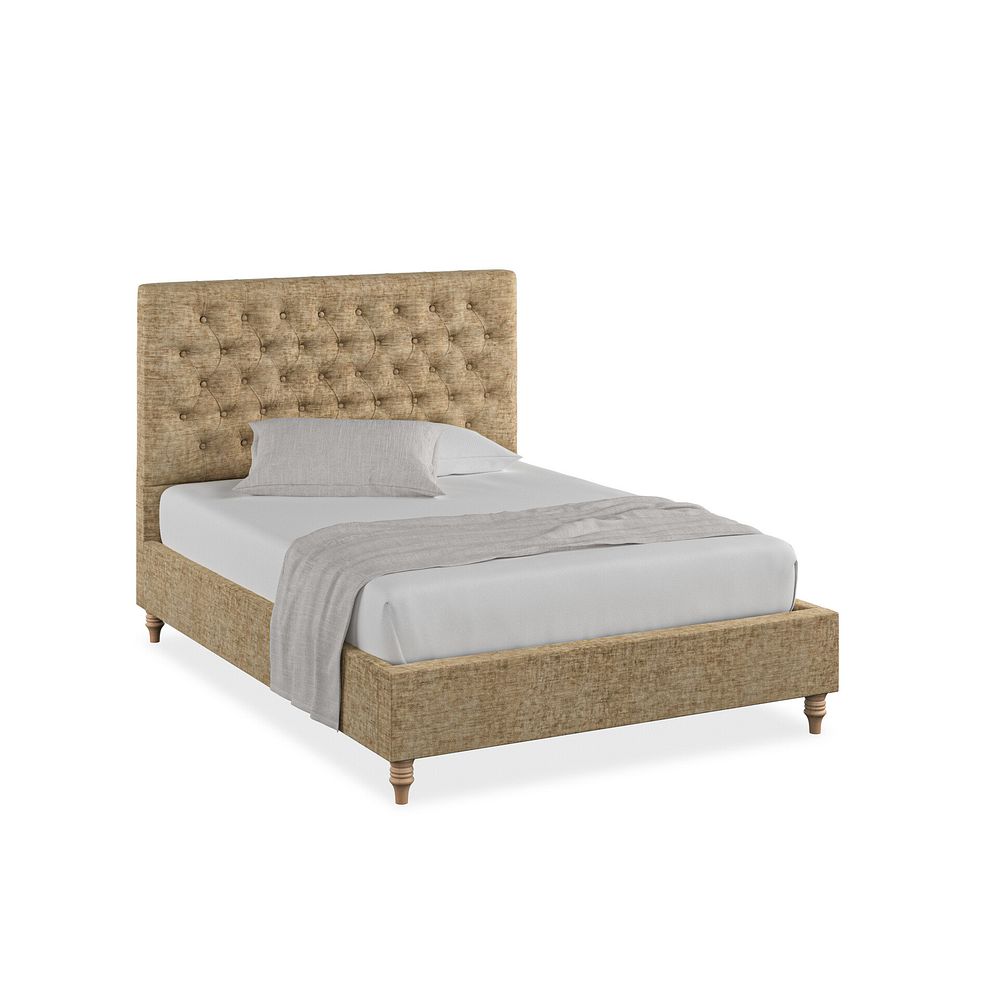 Wycombe Double Bed in Brooklyn Fabric - Saturn Mink 1
