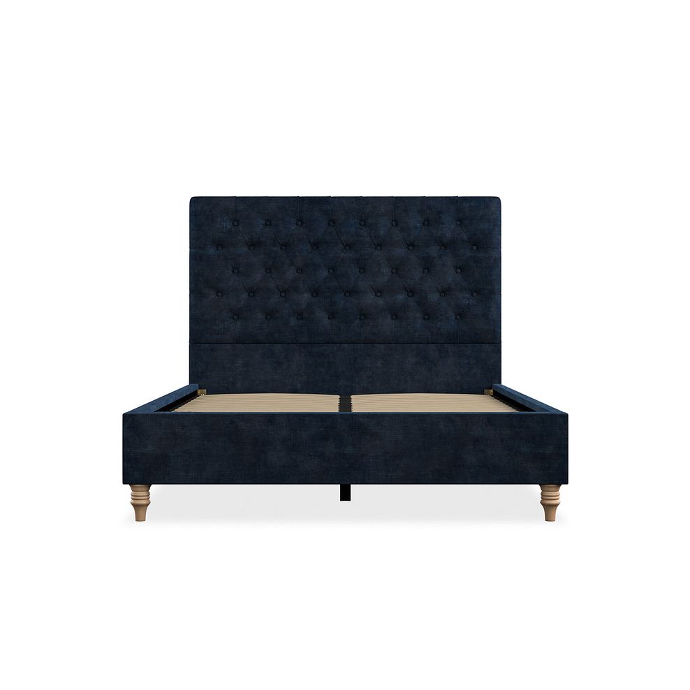 Wycombe Double Bed in Heritage Velvet - Royal Blue 3