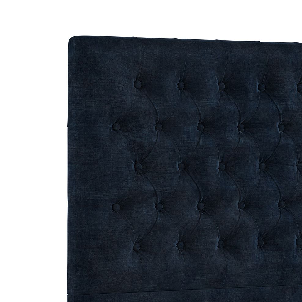 Wycombe Double Bed in Heritage Velvet - Royal Blue 5