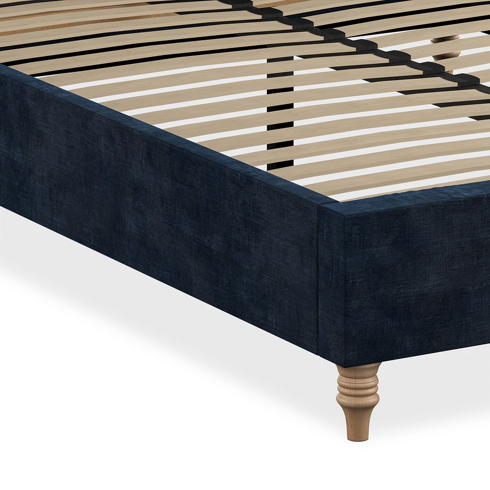 Wycombe Double Bed in Heritage Velvet - Royal Blue 6
