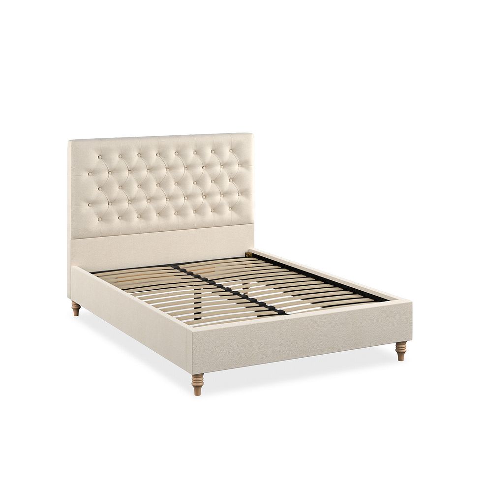 Wycombe Double Bed in Venice Fabric - Cream 2