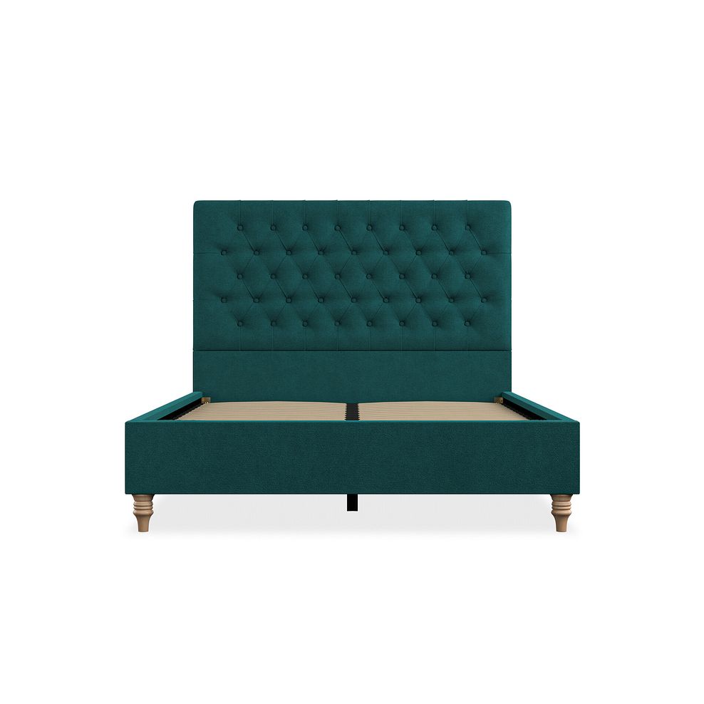 Wycombe Double Bed in Venice Fabric - Teal 3