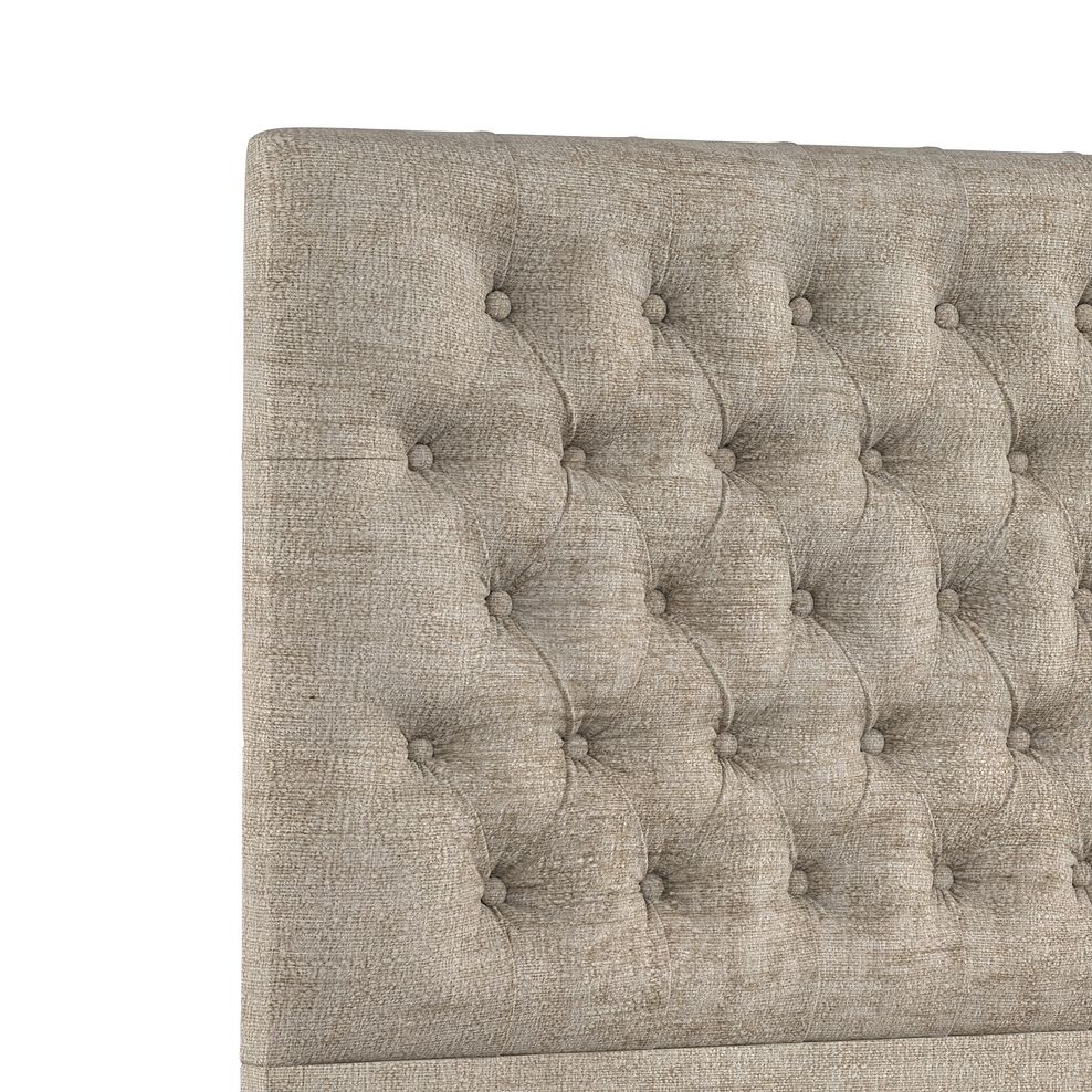 Wycombe Double Divan in Brooklyn Fabric - Quill Grey 5