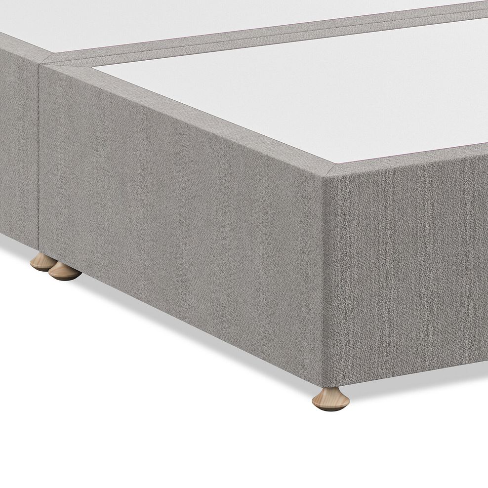 Wycombe Double Divan with Winged Headboard in Venice Fabric - Grey 6