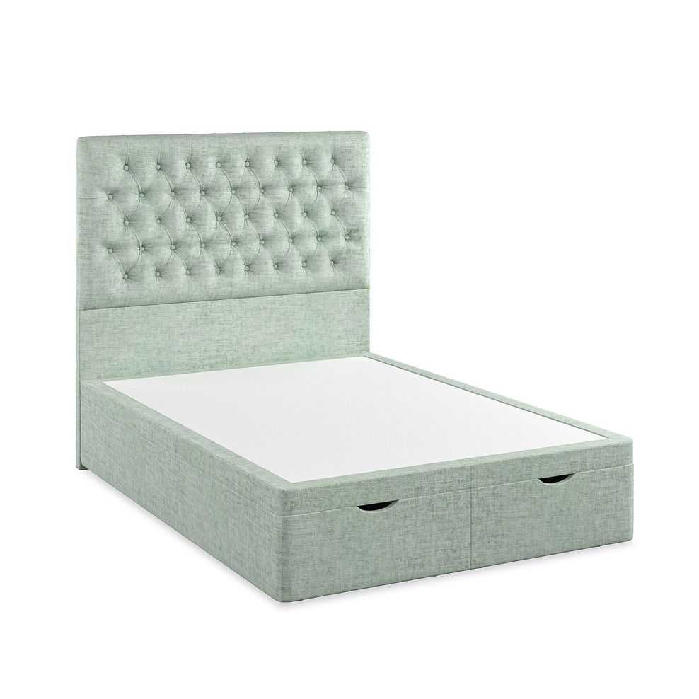 Wycombe Double Ottoman Storage Bed in Brooklyn Fabric - Glacier 2