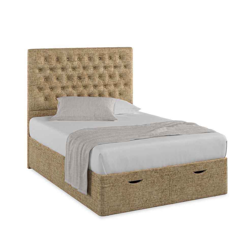 Wycombe Double Ottoman Storage Bed in Brooklyn Fabric - Saturn Mink 1