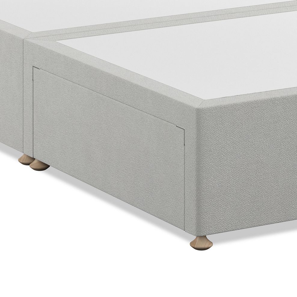 Wycombe King-Size 2 Drawer Divan in Venice Fabric - Silver 6