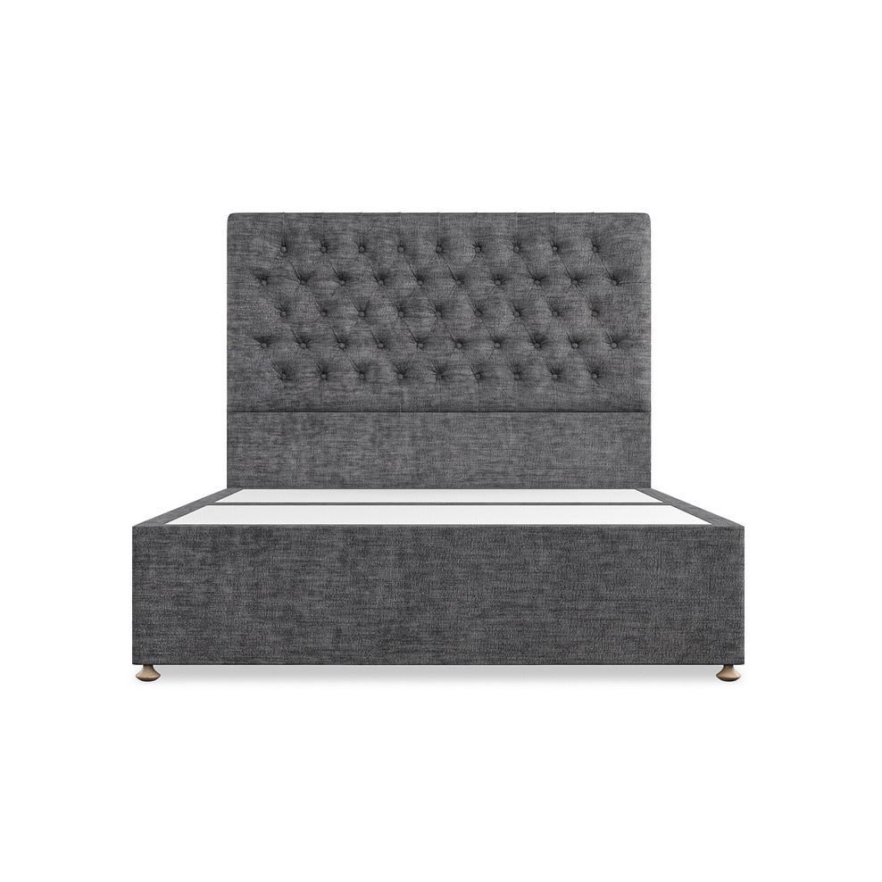 Wycombe King-Size 4 Drawer Divan in Brooklyn Fabric - Asteroid Grey 3