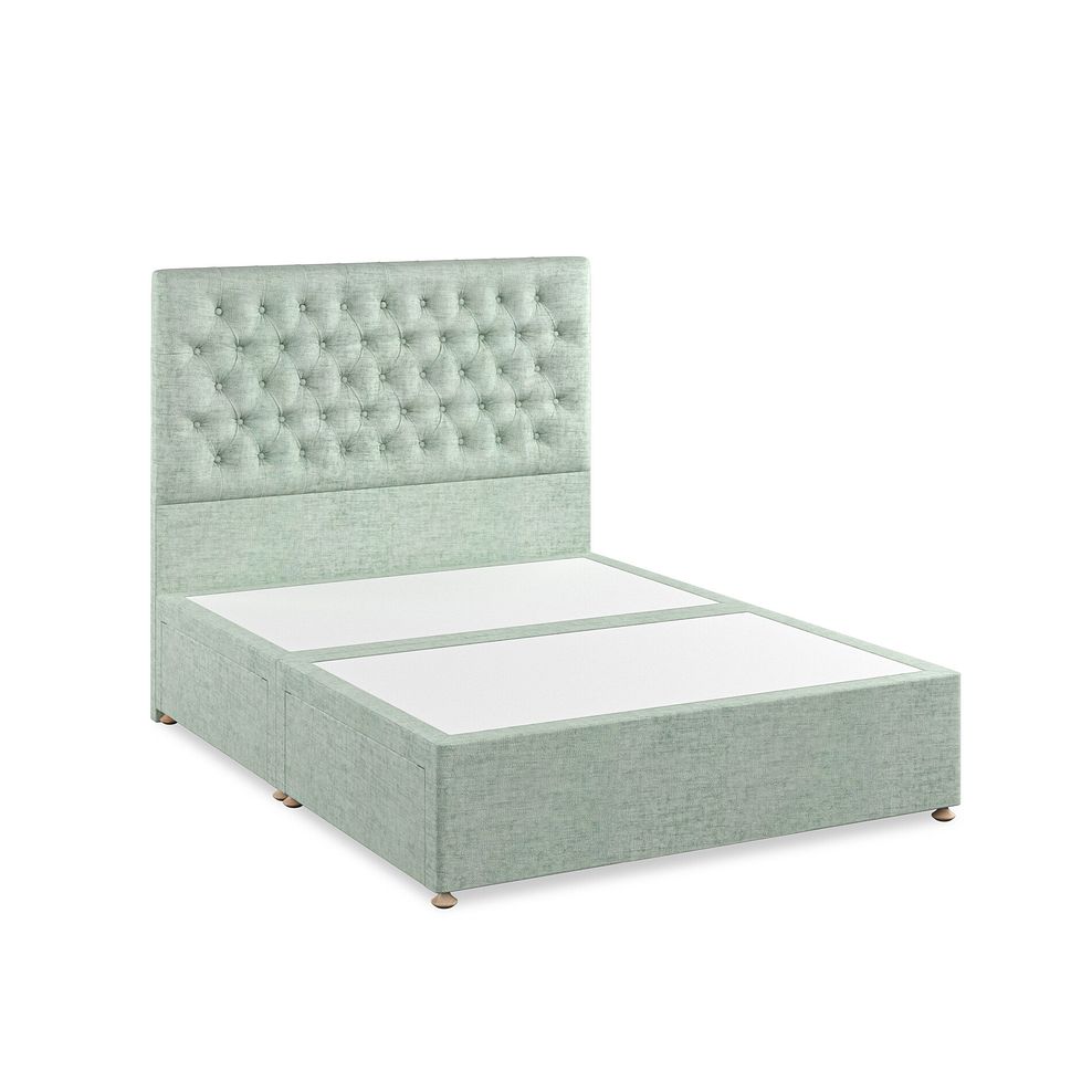 Wycombe King-Size 4 Drawer Divan in Brooklyn Fabric - Glacier 2