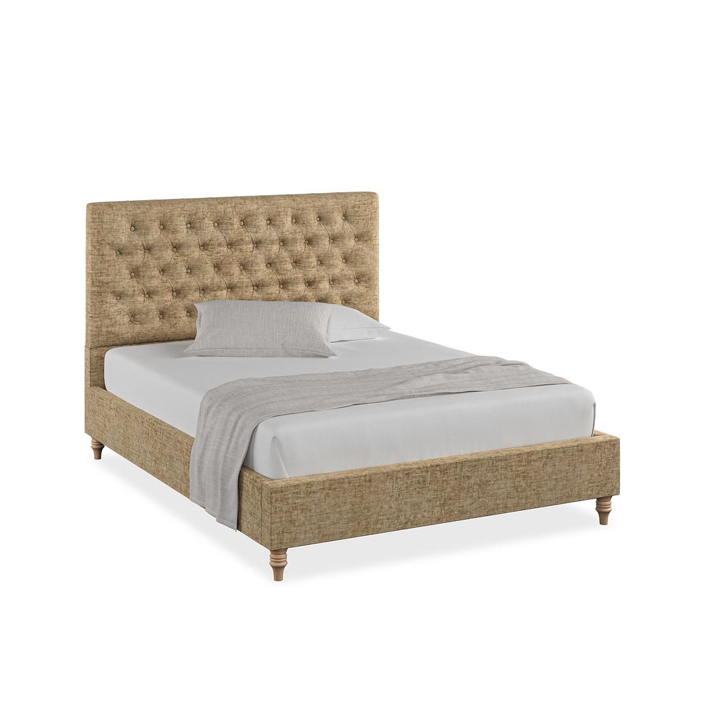 Wycombe King-Size Bed in Brooklyn Fabric - Saturn Mink 1
