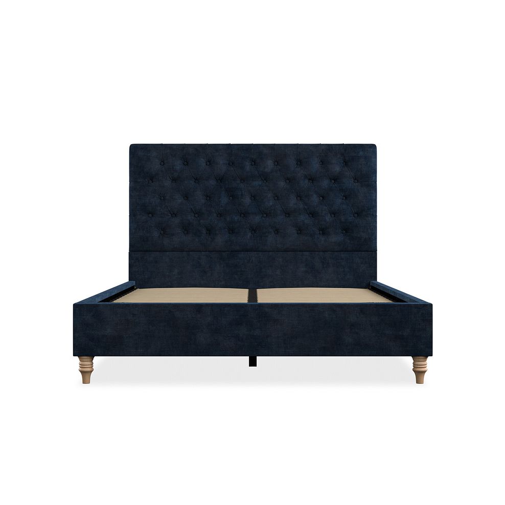 Wycombe King-Size Bed in Heritage Velvet - Royal Blue 3