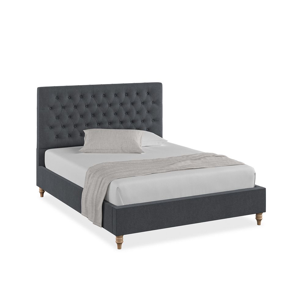 Wycombe King-Size Bed in Venice Fabric - Anthracite