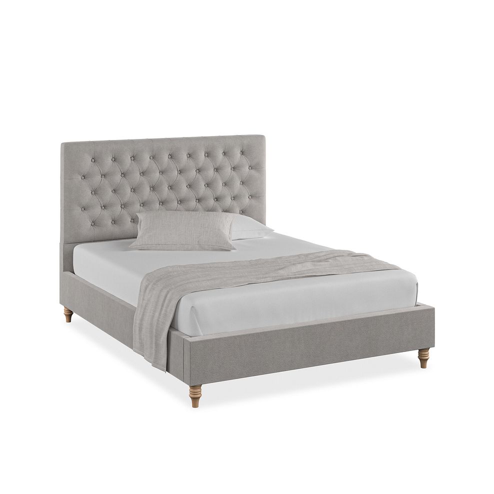 Wycombe King-Size Bed in Venice Fabric - Grey 1