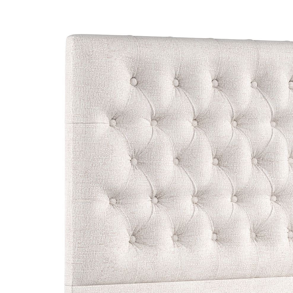 Wycombe King-Size Divan in Brooklyn Fabric - Lace White 5