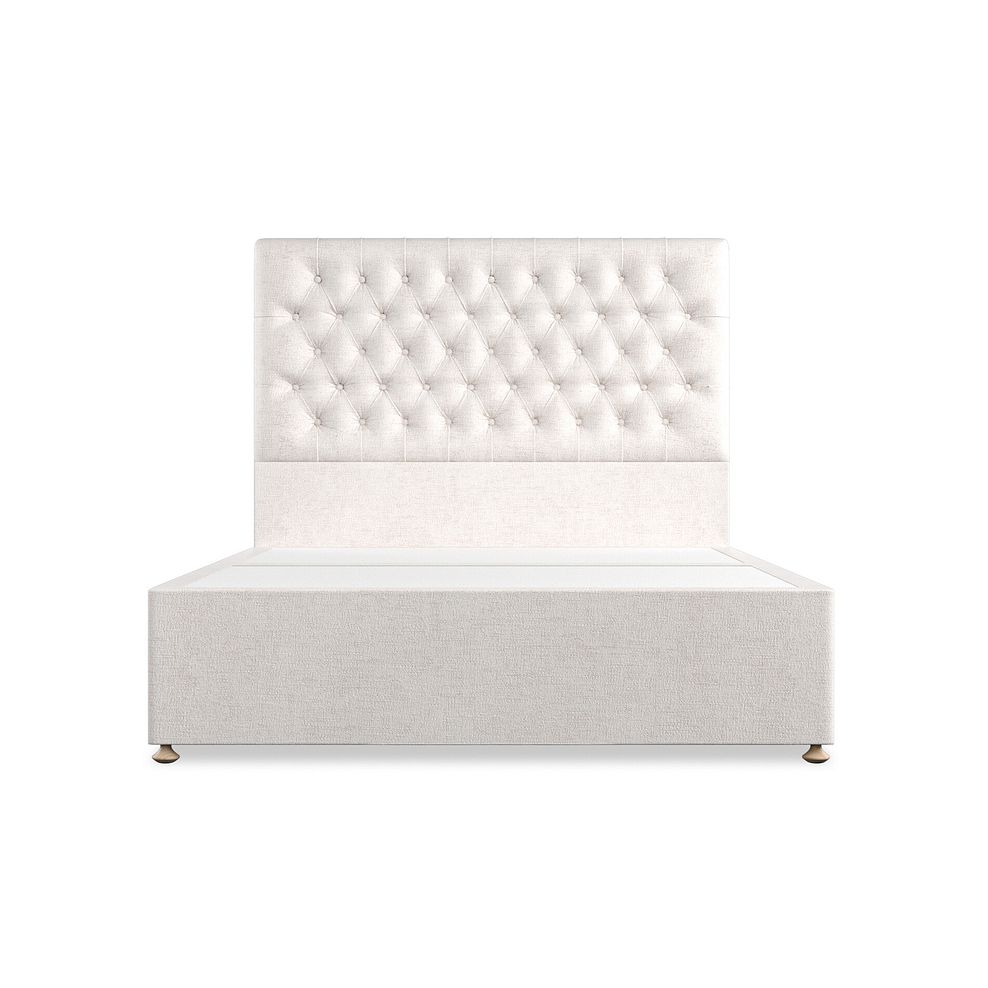 Wycombe King-Size Divan in Brooklyn Fabric - Lace White 3