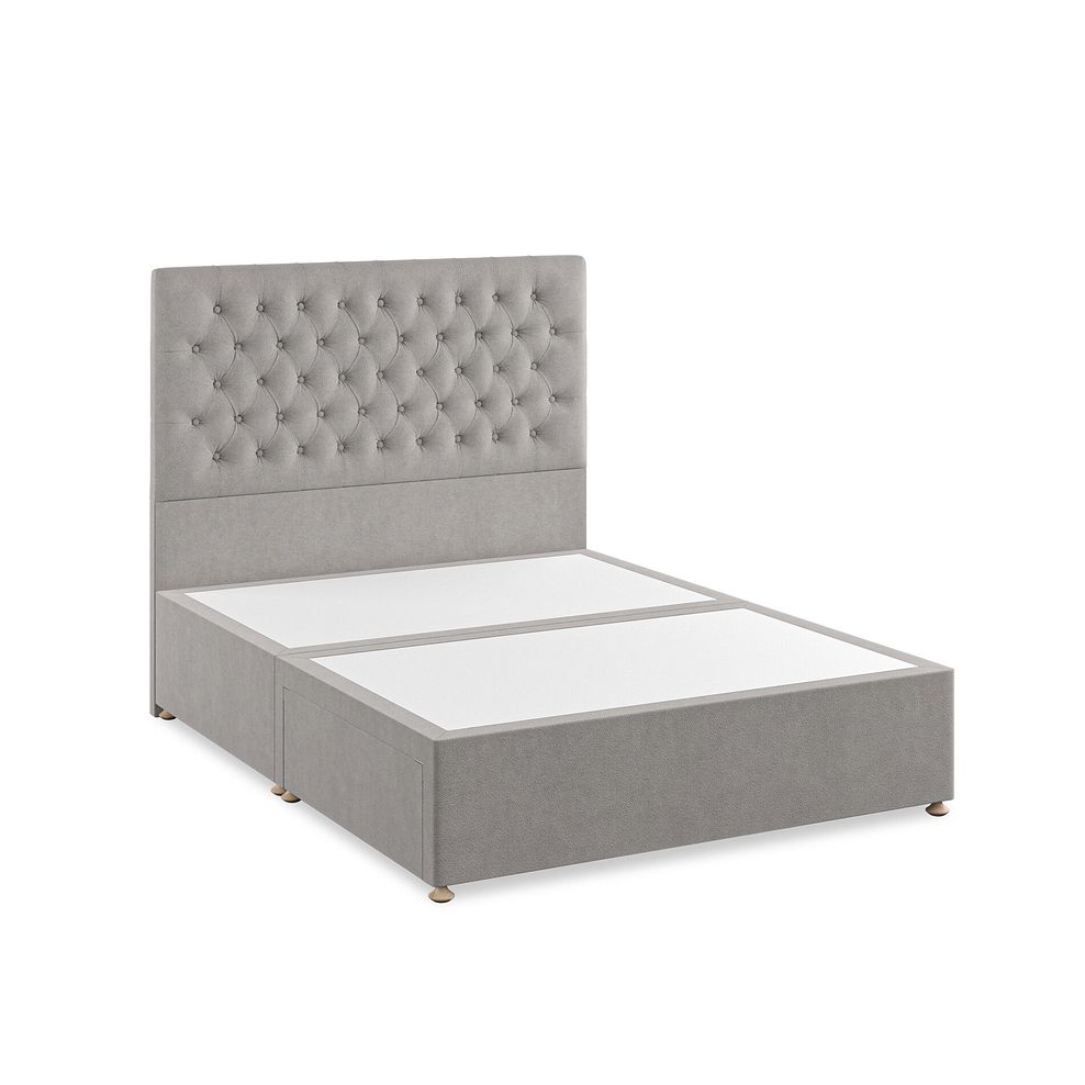 Wycombe King-Size Divan in Brooklyn Fabric - Quill Grey 2