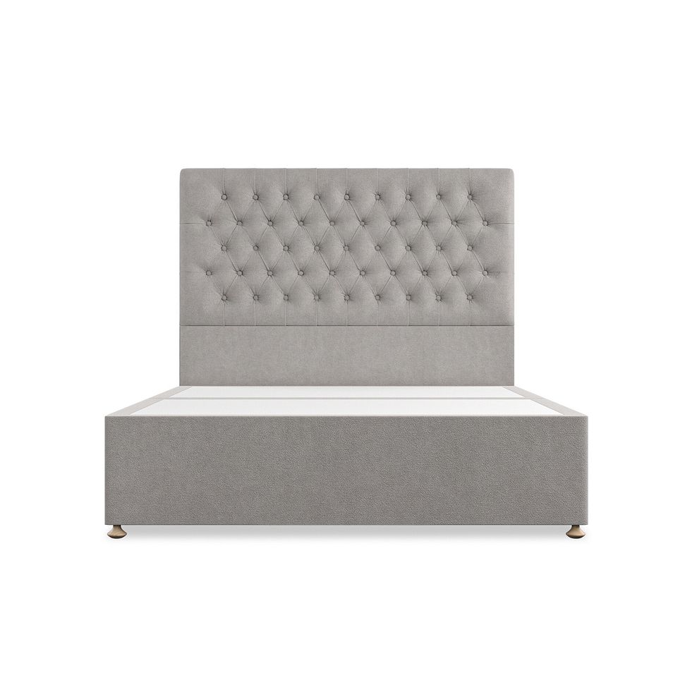 Wycombe King-Size Divan in Brooklyn Fabric - Quill Grey 3