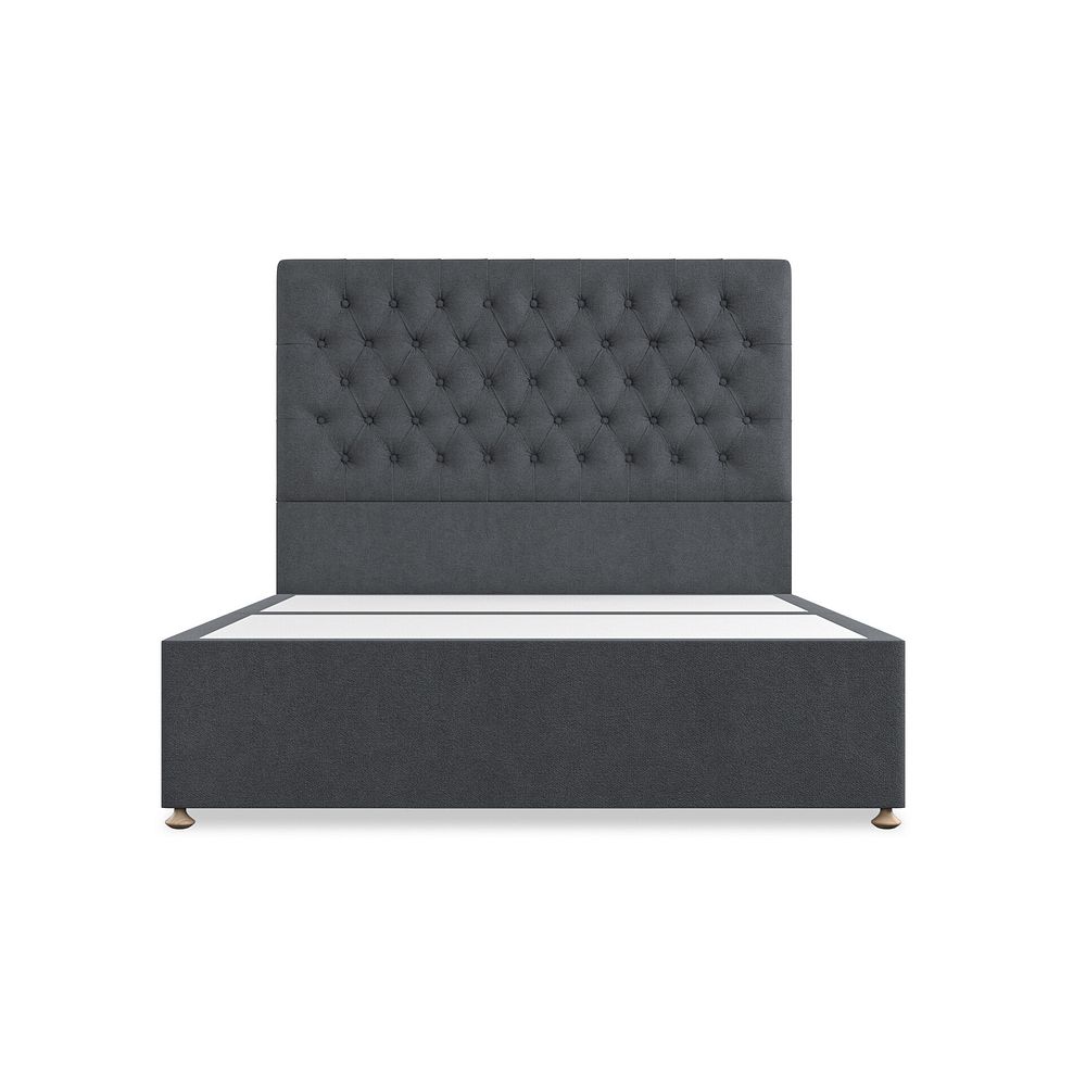 Wycombe King-Size Divan in Venice Fabric - Anthracite 3